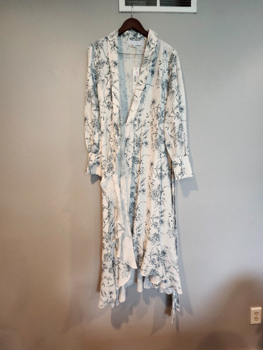 Patterned Linen Spring Dress